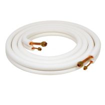 Kupferleitungen isoliert 1/4"+5/8" pro Meter ohne Verschraubung