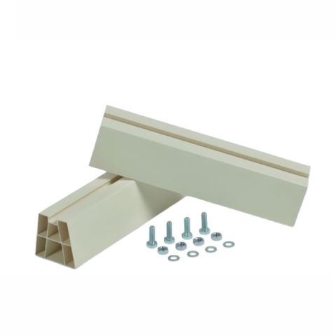 PVC Aufstellbalken für Aussengeräte inkl. Schrauben 450mm