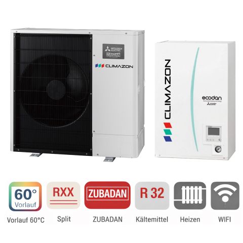Mitsubishi Zubadan Inverter 12 kW PUD-SHWM120YAA/EHSD-YM9D
